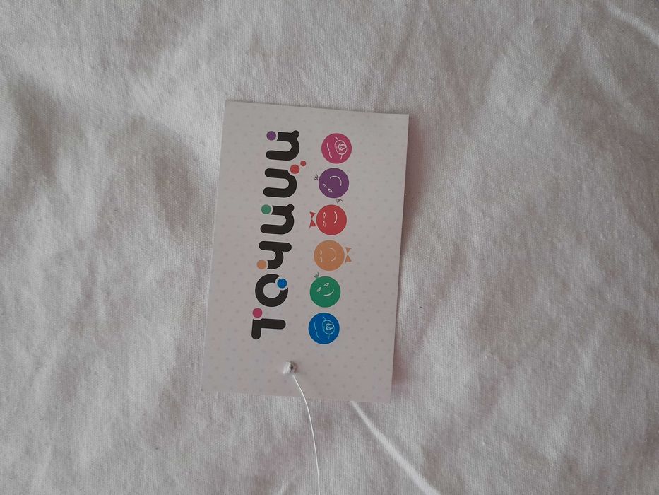 Бяла рокличка 80см.С подарък памперс гащички