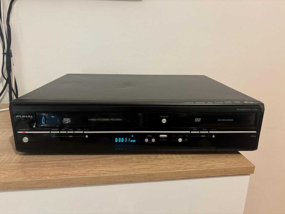 Dvd Combo Vhs - Funai WD6D-M100 - HDMI - functional! VCR - VCP