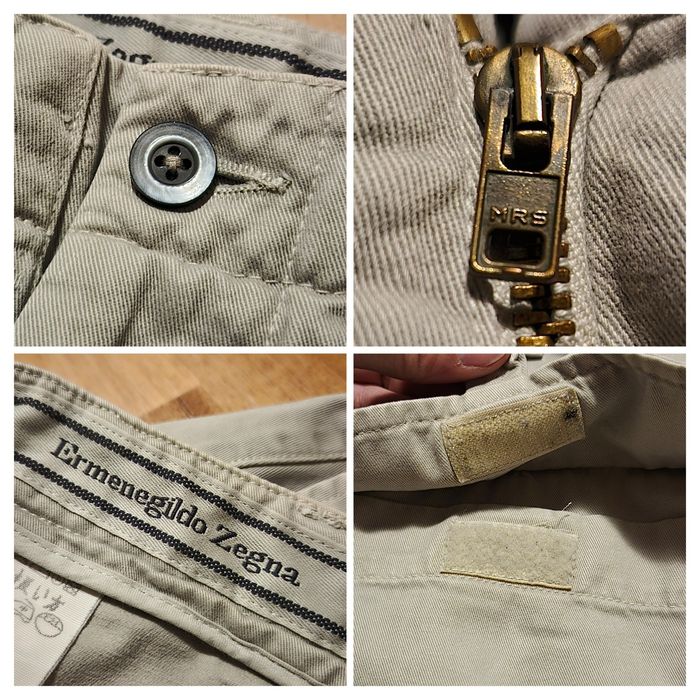Pantaloni de lux Ermenegildo Zegna, Bumbac Gros, Bărbați - 50