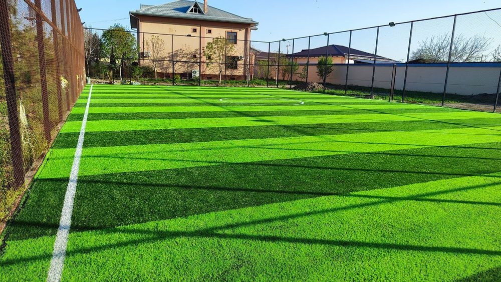 Искусственный газон. Футбольный.