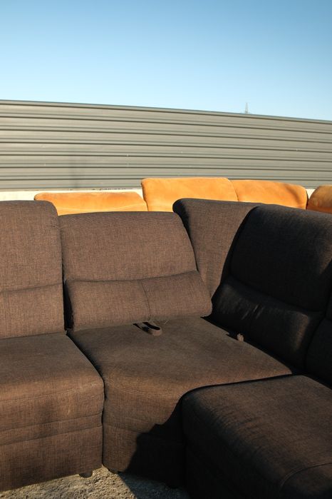 Colțar cu spătare reglabile - Material textil