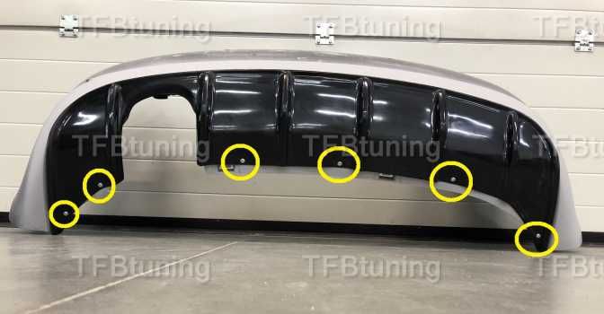 Difuzor bara spate AUDI A3 2008-2013 SLINE S LINE S-LINE S3 RS3