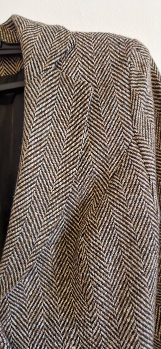 Vand sacou scurt cambrat lana S