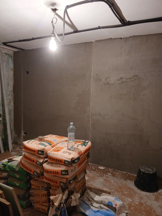 Штукатурка стен под маяк