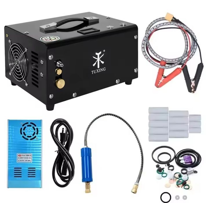 PCP Оборудване: Компресори 12/220V, Помпи, Бутилки, Филтри и Вентили  4500PSI