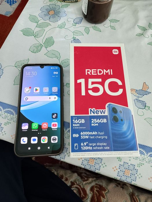 Продам телефон редми 15 С