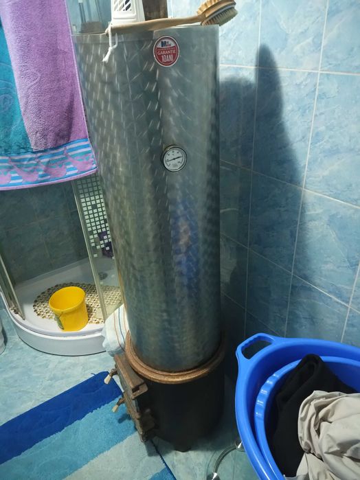 Boiler inox pe lemne