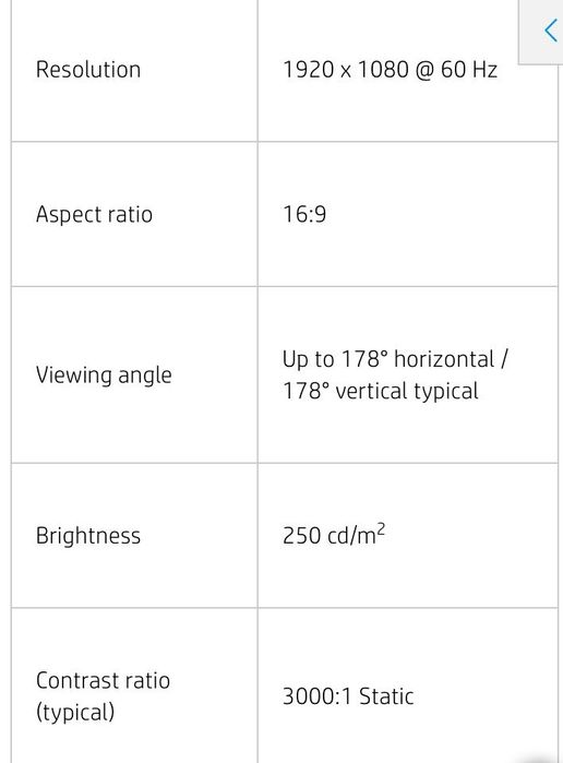 LED Монитор HP ProDisplay P222va за компютър или лаптоп. Отличен.