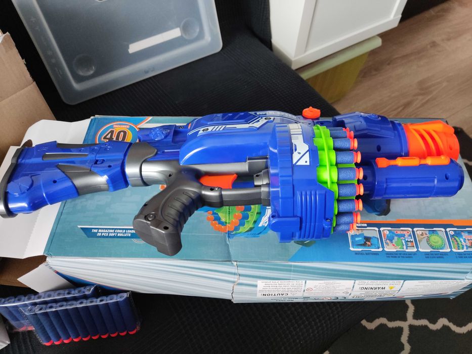 Jucarie pusca Blaster electrica cu munitie