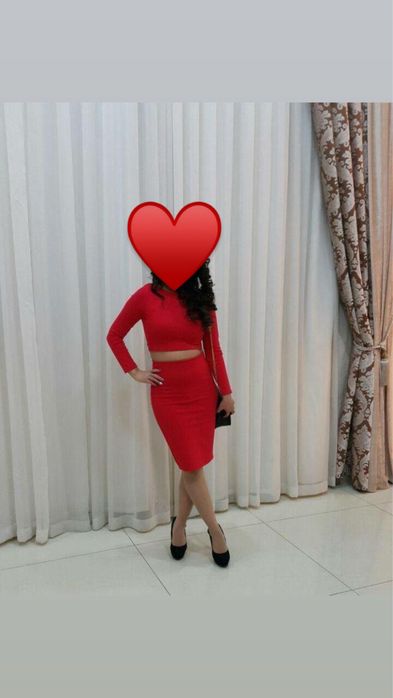 Костюм-двойка: топ и юбка-карандаш