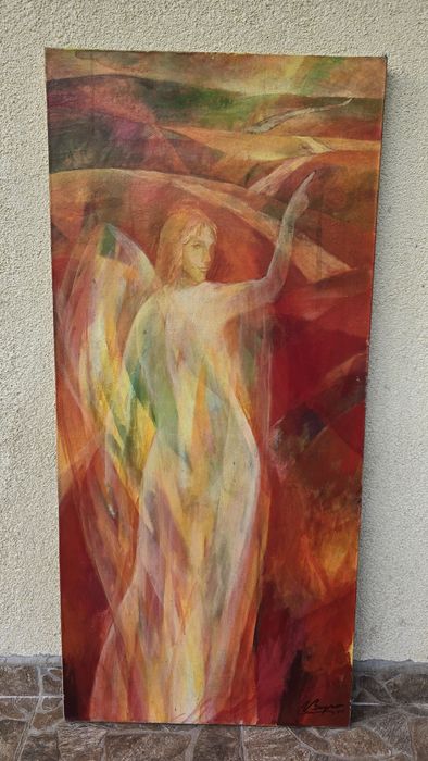 Картина акрил-темпера на платно