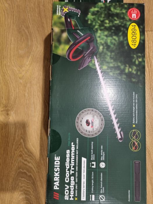 Амулаторен храсторез Parkside 20 V под наем