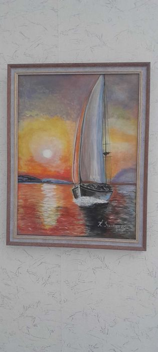 Авторски картини, акрилни бои