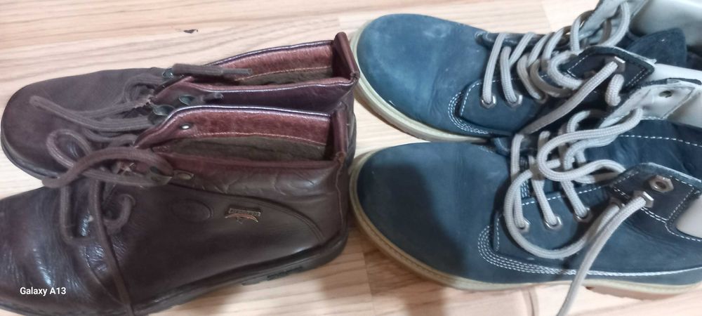 Ghete de iarna din piele