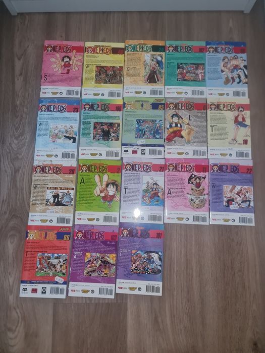 Vând 18 cărți manga one piece