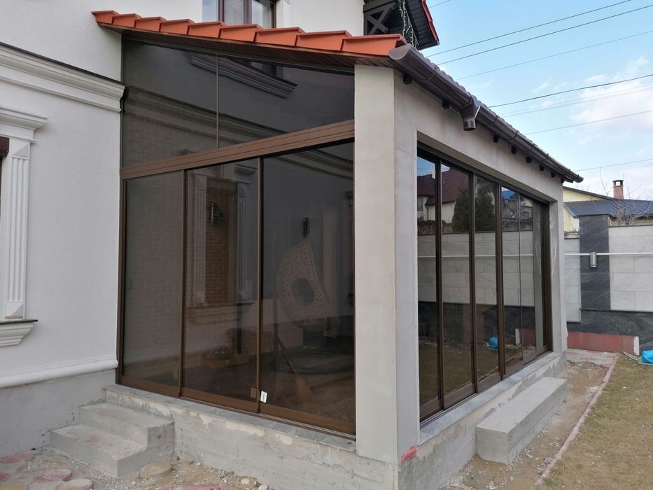 Balustrade sticla interioare esterioare,fatade,pereti cortina,placari