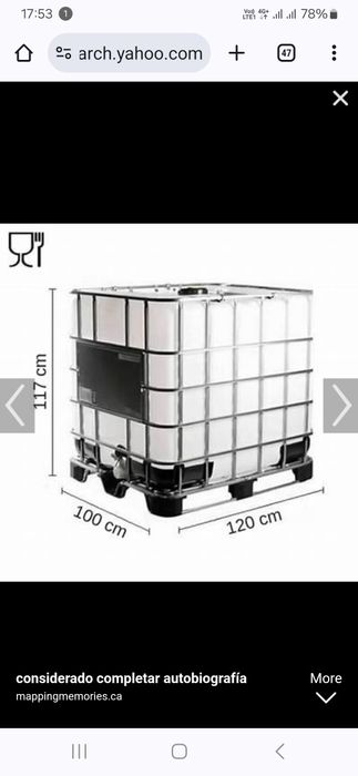 Bazin 1000.litri cu grilaj metalic.