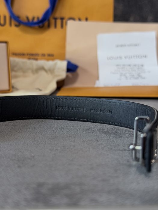 Louis Vuitton LV Slim Bracelet — Monogram Eclipse — с кутия и документи.