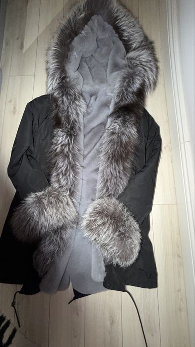 Geaca dama parka imblanita