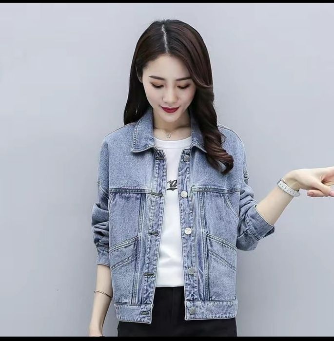 Джинсовая ветровка