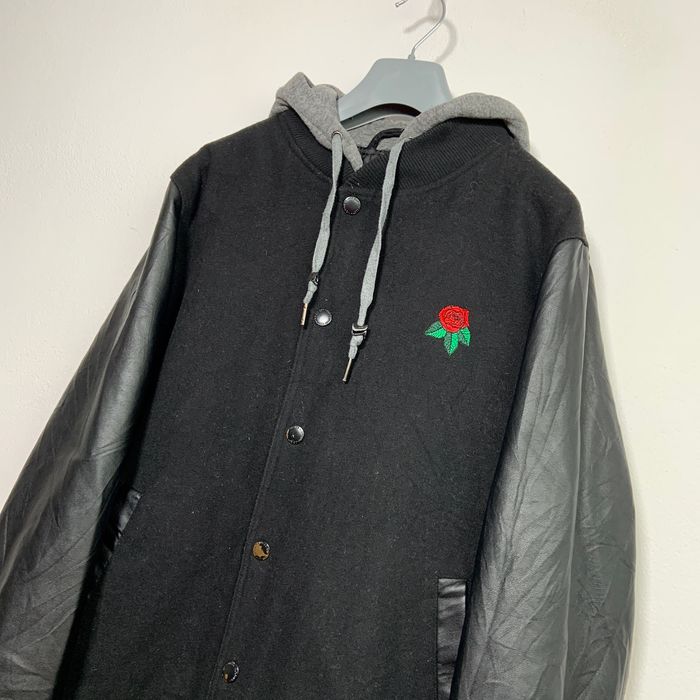 Geacă Vintage Empyre Varsity Imitatie Piele USA marime M