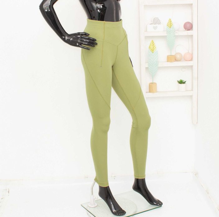 Lululemon Wunder Train оригинален дамски клин висока талия зелен XS