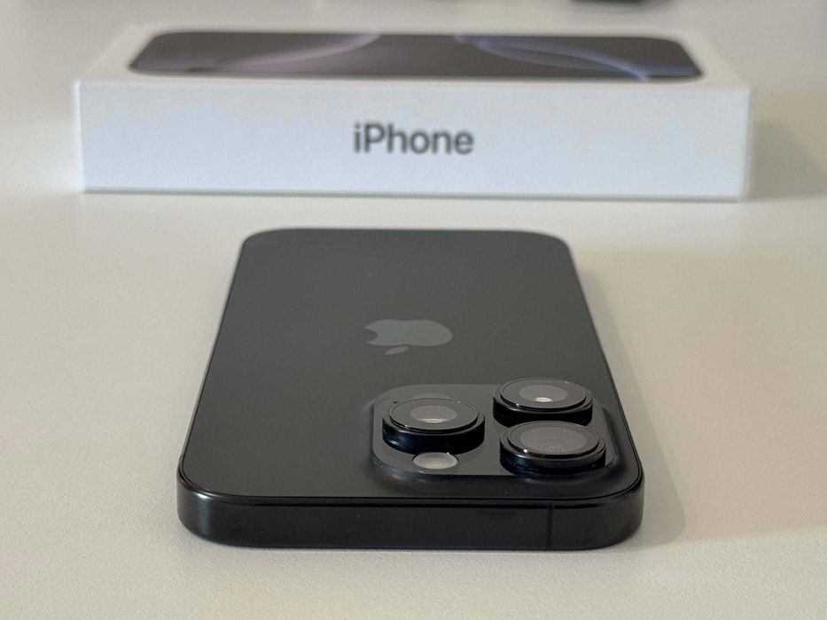 Бартер! Като НОВ! 92% Батерия! iPhone 16 Pro Black Titanium (Черен)
