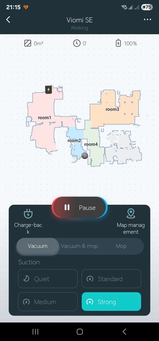 Robot de aspirare Xiaomi Viomi Robot Vacuum Cleaner SE Version EU 33 W