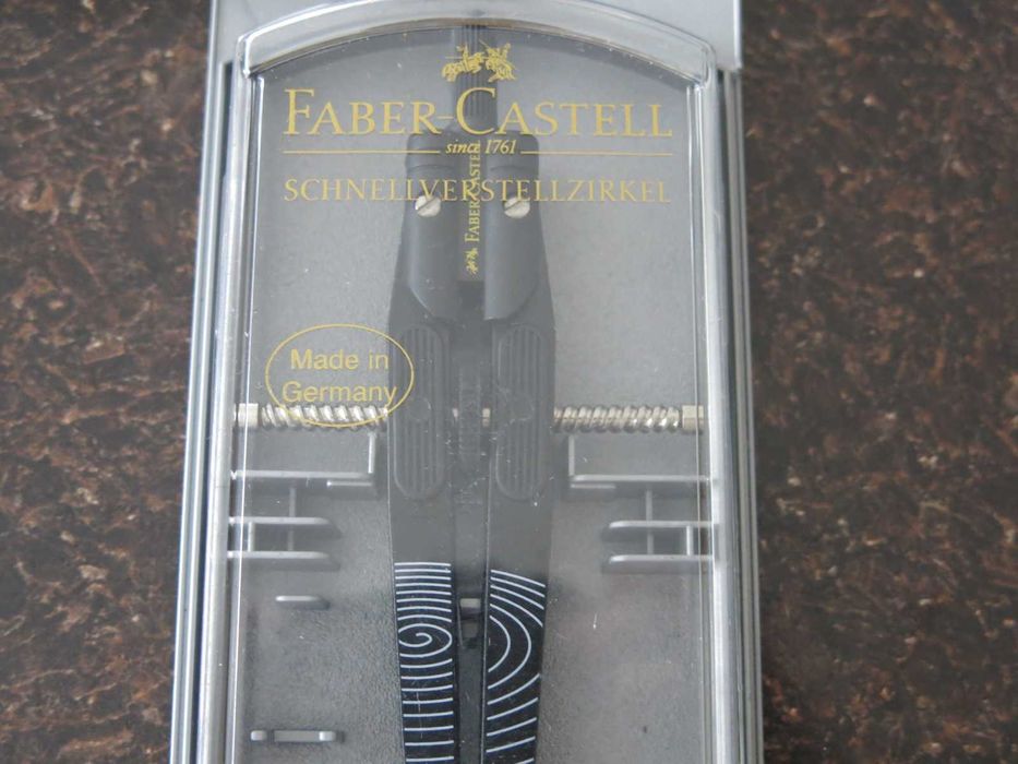 Пергел Faber-Castell Quick-Set Grip, Черен