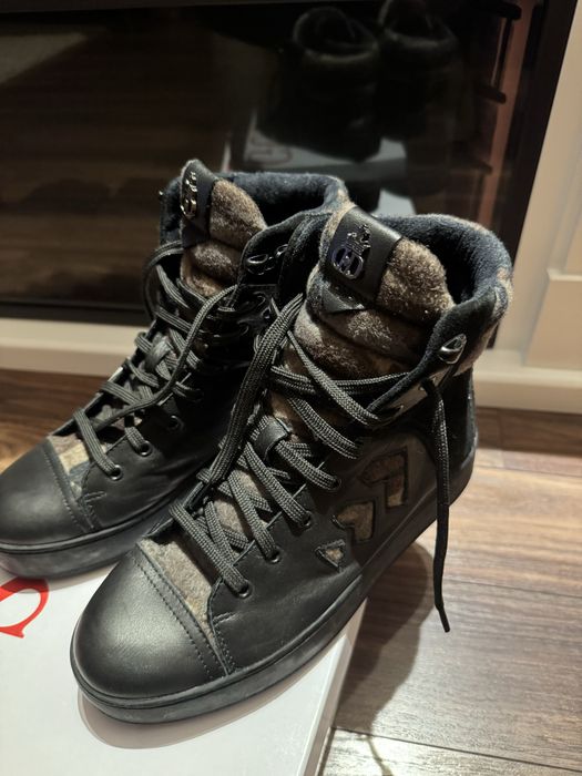 Високи кецове естествена кожа