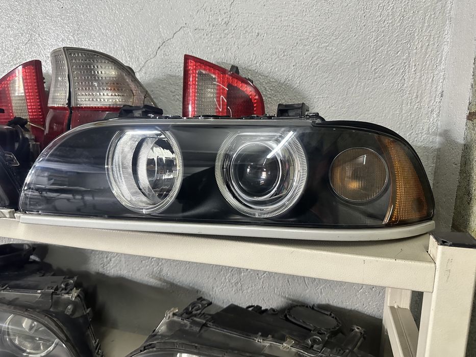 Фары рестайлинг ксенон на Бмв е39