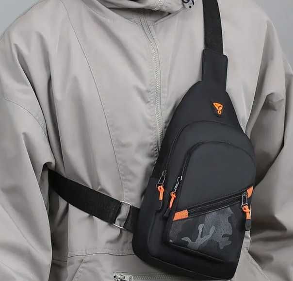 Мъжка чанта за гърди и рамо