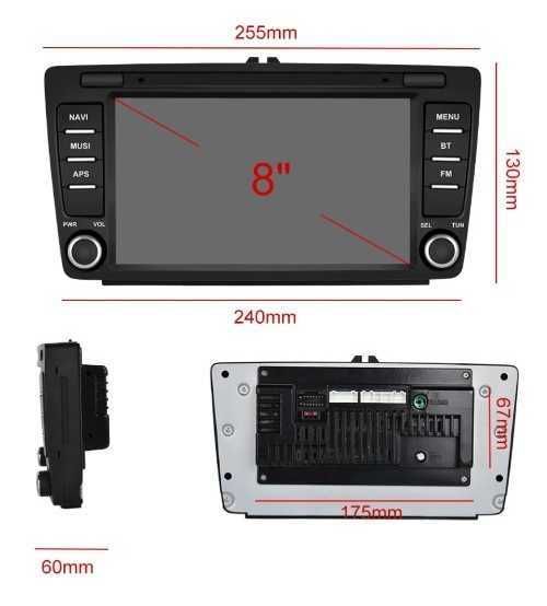 Promotie decembrie Navigatie auto Android Skoda Octavia 2, Yeti, Rapid