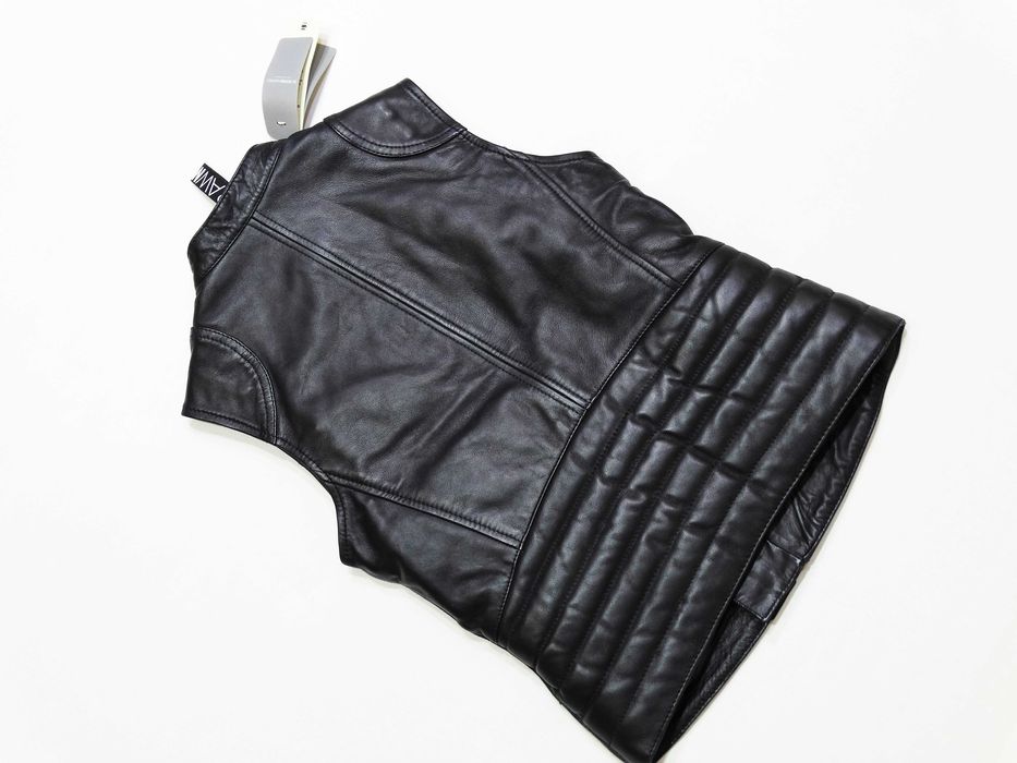 Намален Нов G-star 5620 Custom Zip Leather Дамски Елек Естествена Кожa