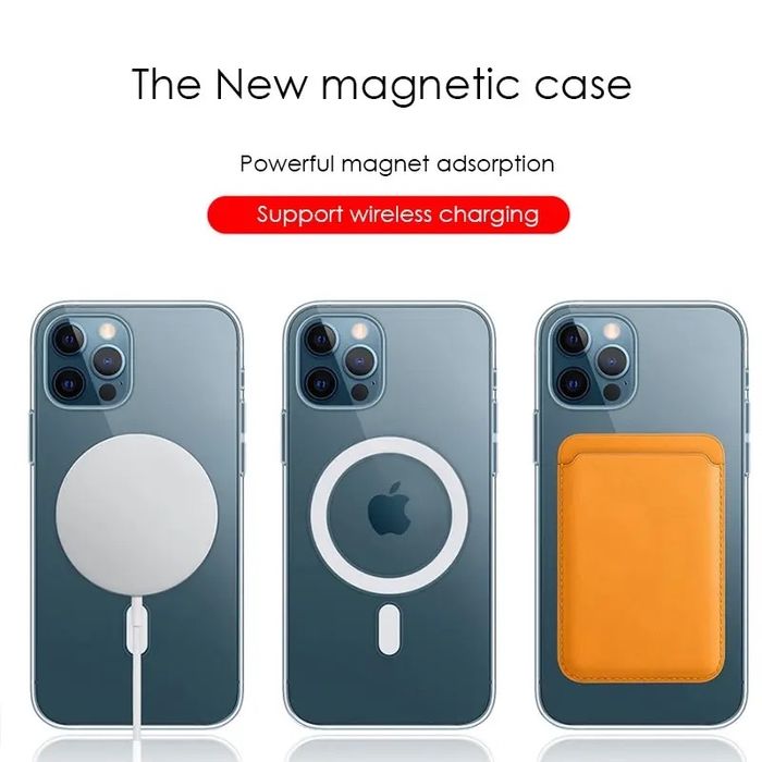 Силиконов калъф с Magsafe за iPhone 11/12/13/14/15/16/17 PRO и PRO MAX
