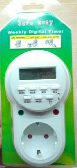 Таймер-розетка электронный