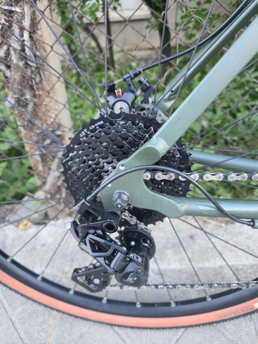 Гравел велосипед 1х11 скорости S размер рамка Triban Алуминиев Като нов