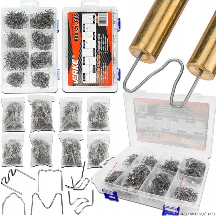 Set capse pentru plastic, 800 piese, Verke