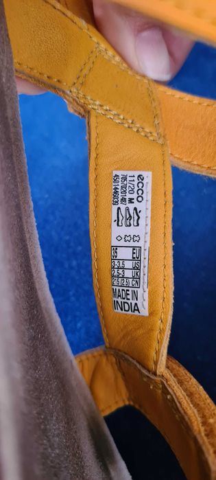 Детски кожени сандали Ecco