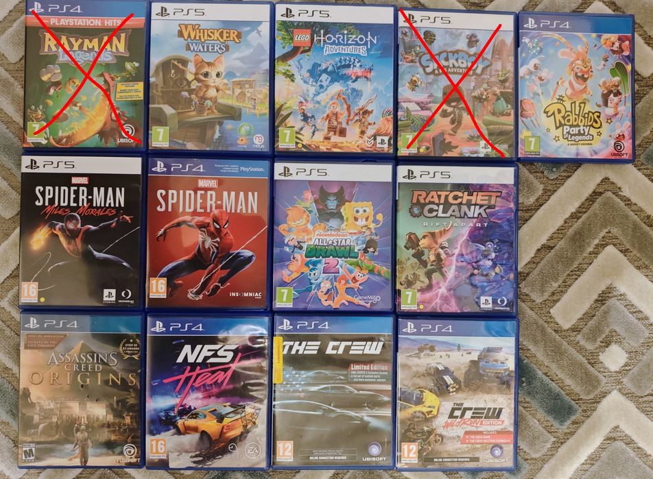 Vand colectia intreaga jocuri ps4 ps5