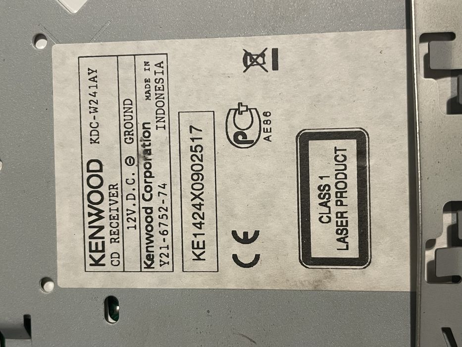 Cd Mp3 kenwood Auto stik