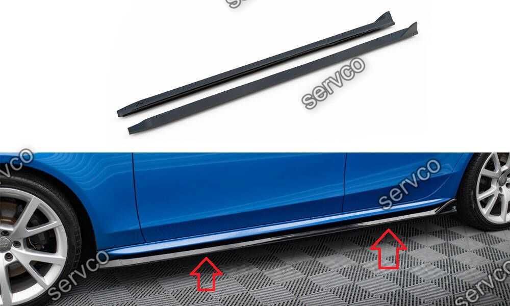 Pachet Body kit tuning Audi A4 S4 B8 Sline 2008-2012 v8 Maxton Design