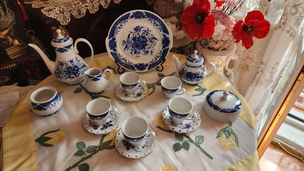 Чайный сервис ГДР Кахла (не полный)