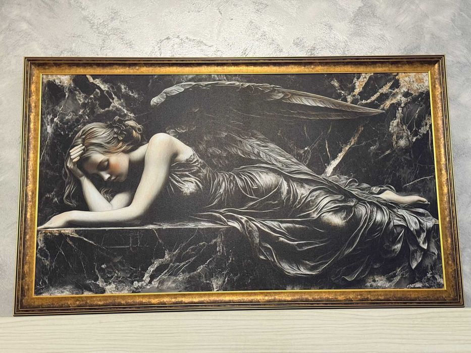 Tablou Artxlife- Sleeping Angel Black Marble