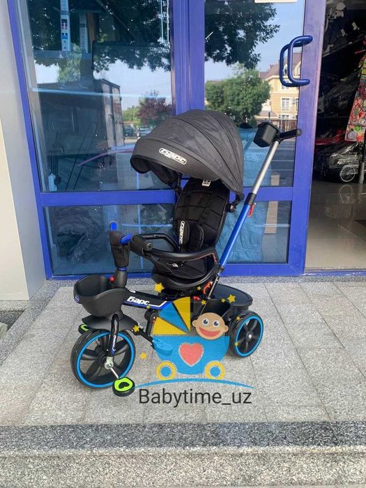 Велосипед-велоколяска. Bolalar transporti - velosiped aravachasi.