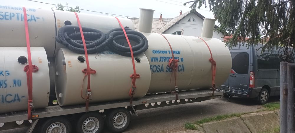 Montaj fose septice ecologice din polipropilena