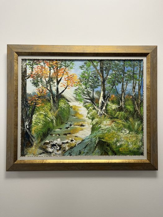 Картина “Поток-пейзаж”