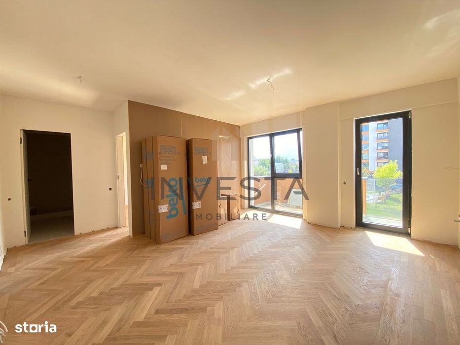 Apartament cu 3 camere, etaj intermediar, bloc nou, zona Intre Lacuri — fotografia 1