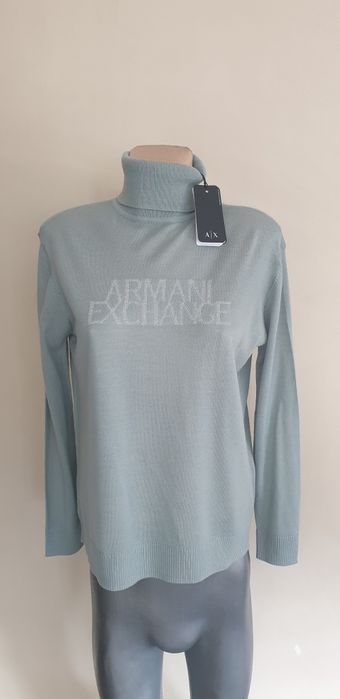 Armani Exchange A/X Wool Knit Womens  XS НОВО! ОРИГИНАЛ! Дамскo Поло