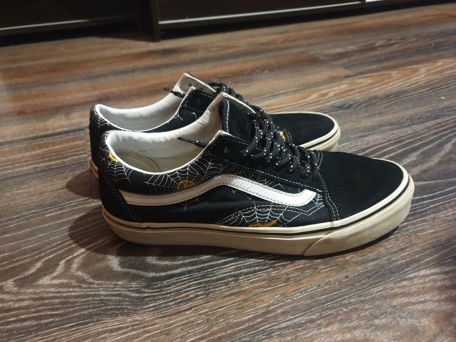 Vans old skool printed - spider web